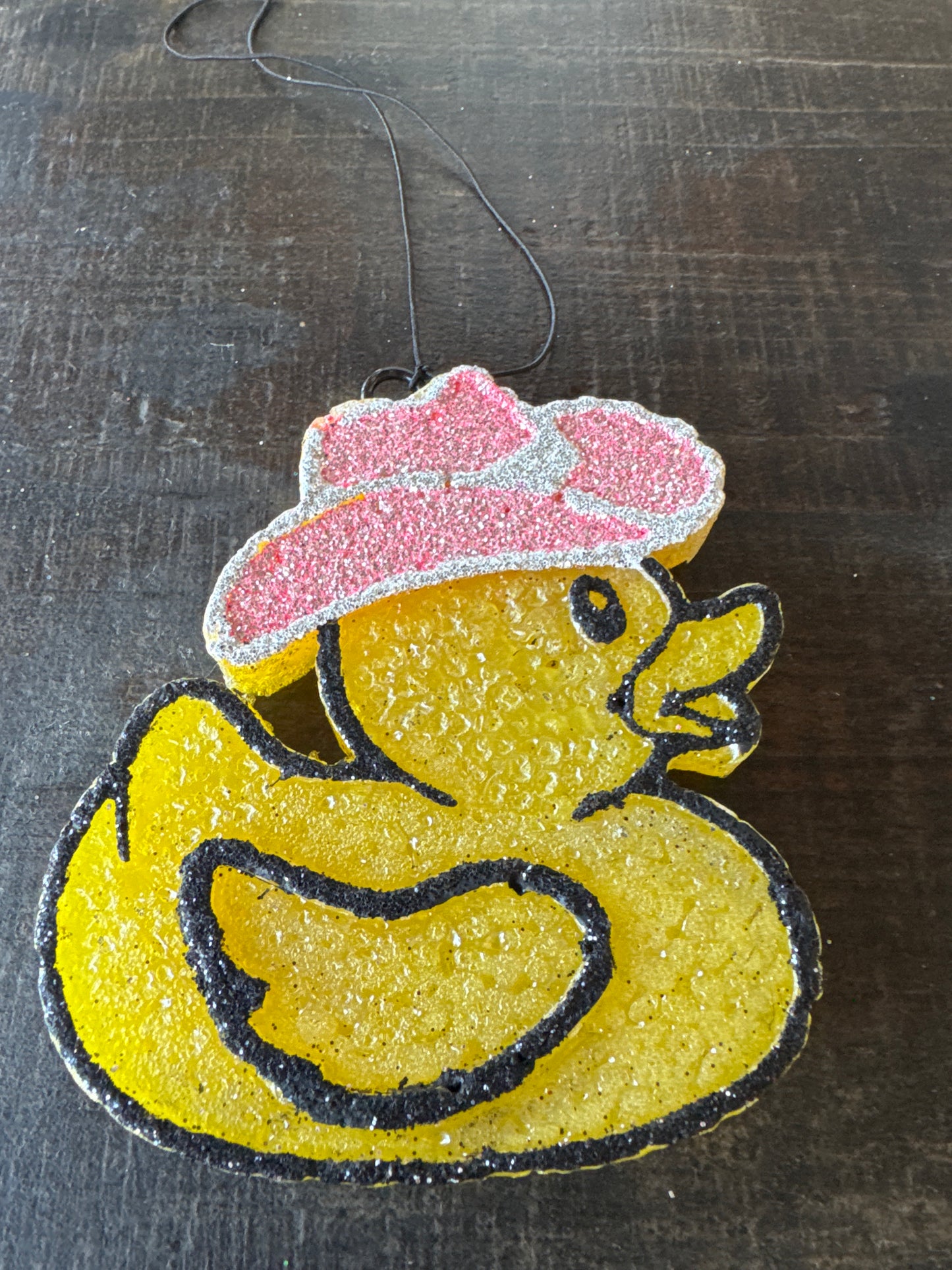Cowboy Hat Duck Car Freshie