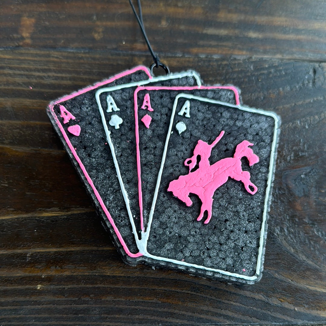 Playing Cards Car Freshie