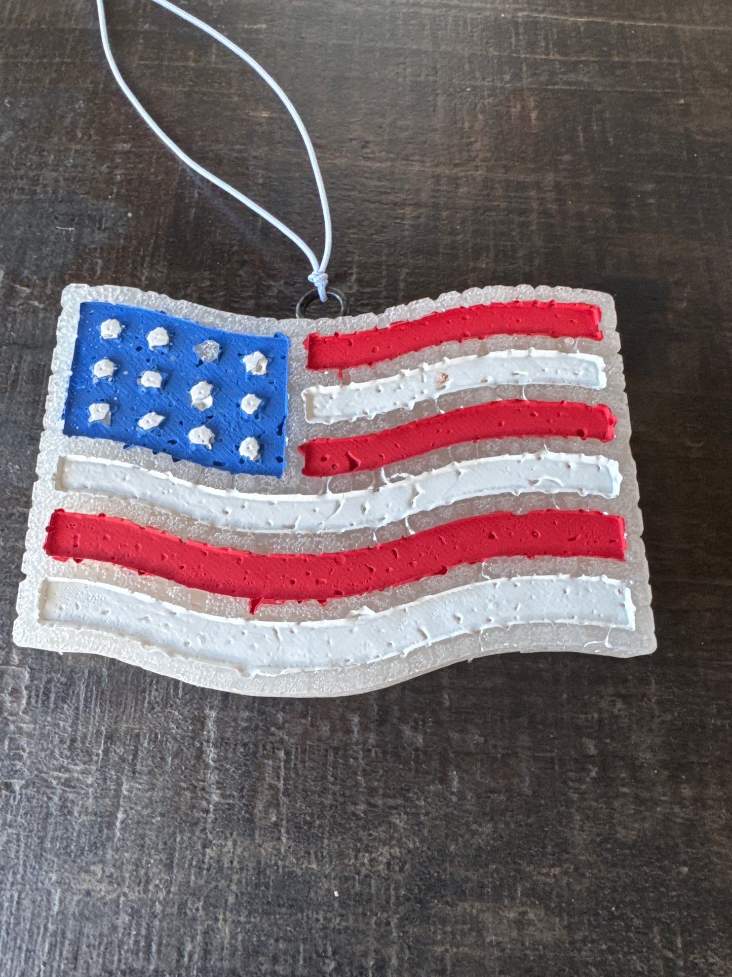 Flag Car Freshie